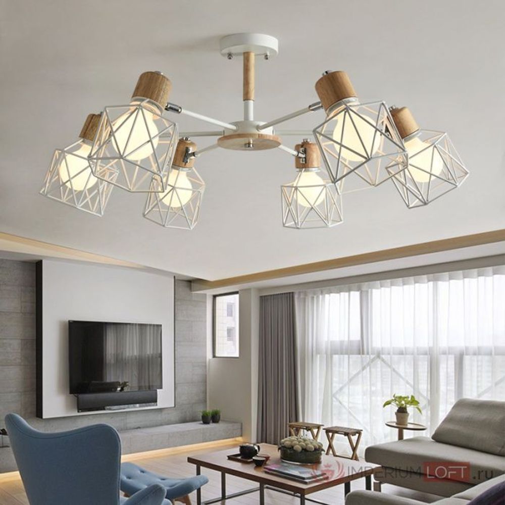Потолочная Люстра Corf B3 Champagne 6 Lamps By Imperiumloft