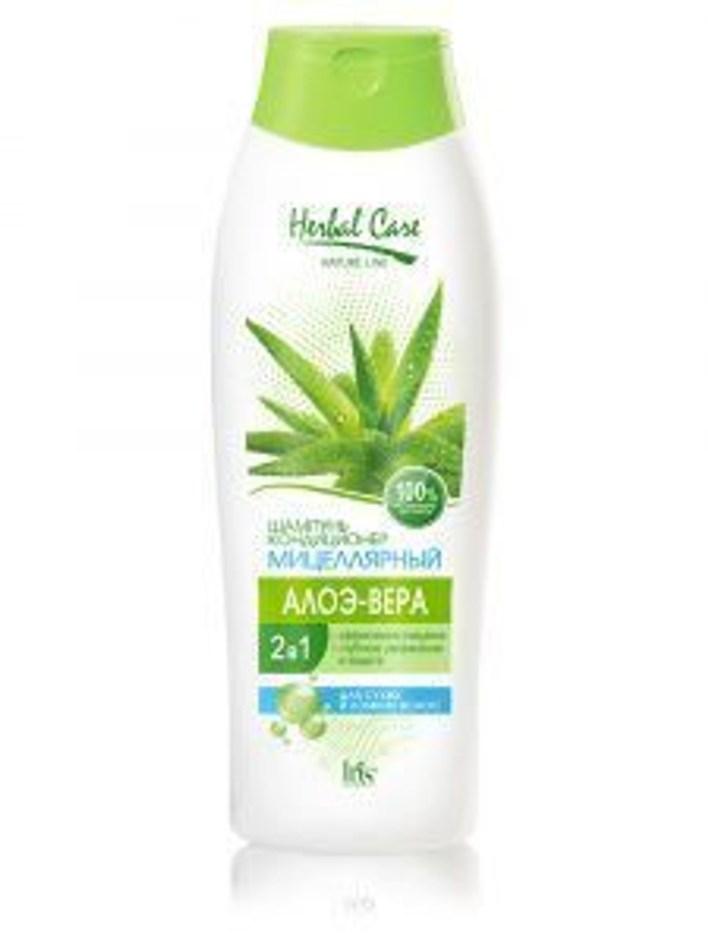 Iris Herbal Care Шампунь-кондиционер Мицеллярный «Алоэ-вера» 400 мл