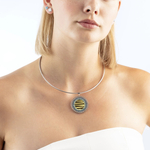 Колье Coeur de Lion Multicolour Pastel Silver 2037/10-1580