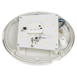 Светильник ЖКХ светодиодный ЭРА SPB-1-12-MWS (W) IP54 12Вт 960Лм 4000К D180 КРУГ с датчиком движения IK08 антивандальный