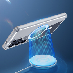Усиленный прозрачный чехол с MagSafe от Dux Ducis для Samsung Galaxy S25 Ultra, серия Clin Mag Series Case