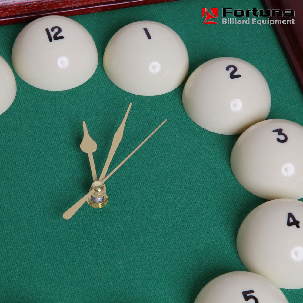 Часы Fortuna Бильярд SR4665 махагон 43x43см