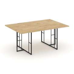 Rift Direct Стол переговорный RF.SPRG-002 Тиквуд Светлый/Металл Черный 1780*1180*750