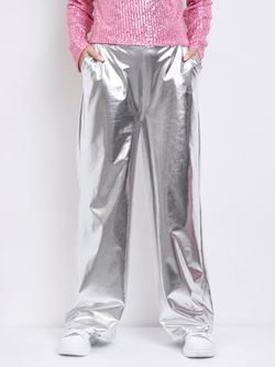 Костюм брючный праздничный с пайетками для девочки розовый