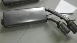 Выхлопная система с заслонками для Mercedes-Benz Benz G class W463 G55 G63 AMG Exhaust Muffler with tips G550