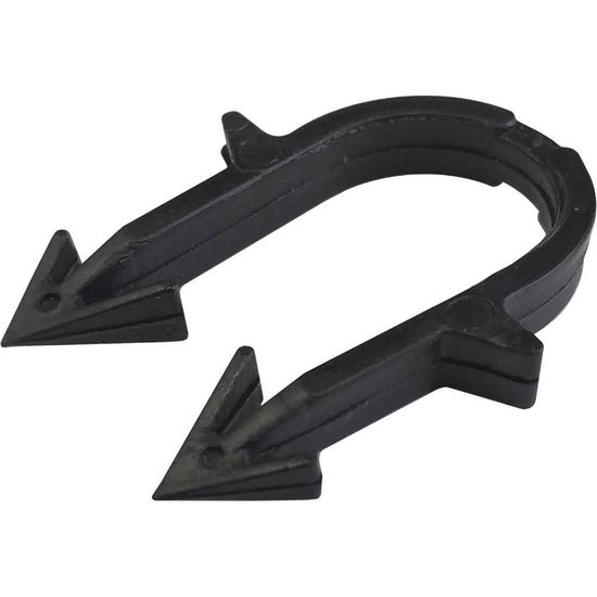 Скоба якорная Stout для труб 16-20 мм, цвет чёрный (SMF-0003-001620)