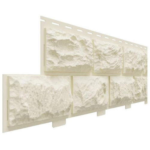 Панель фасадная Доломит Альпийский Слоновая кость 2000х220 мм