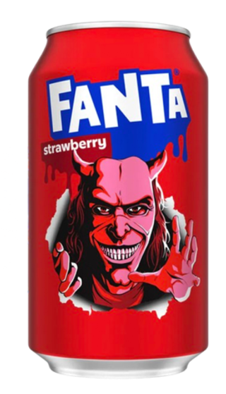 Газированный напиток Fanta Black Phone 2 со вкусом клубники