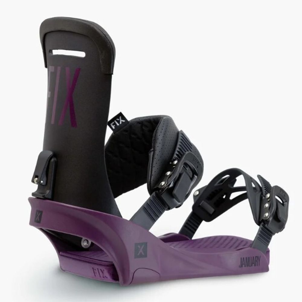 Крепление для сноуборда FIX Women`s Snowboard Bindings January wine (S/M)