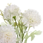 Искусственные цветы «Букет хризантем» 25см 5 цветков белые