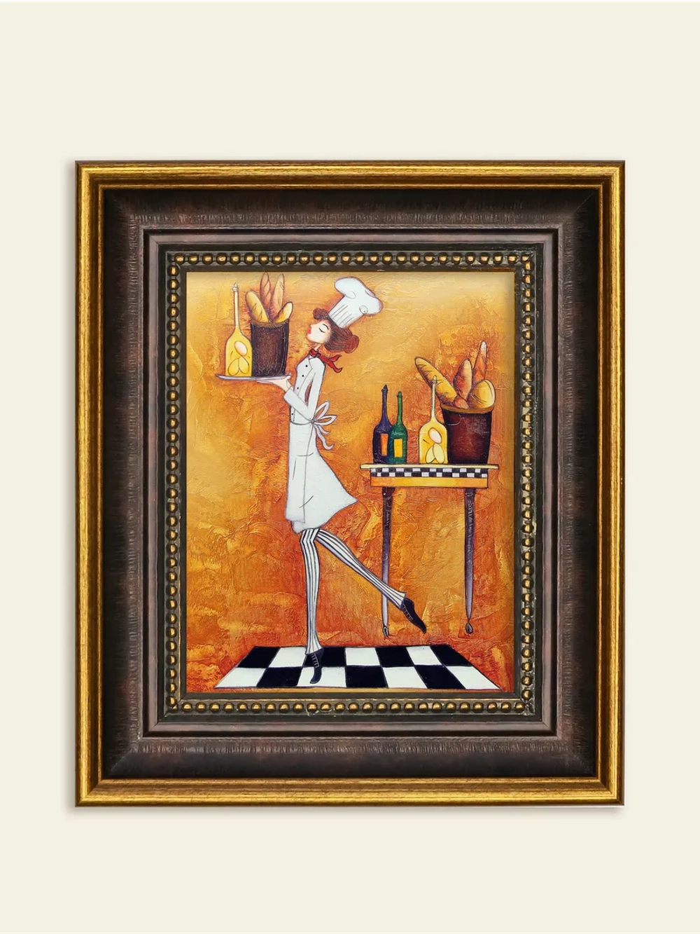 Картина настенная интерьерная в багетной раме 18*21 см