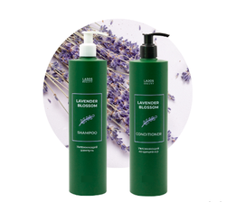 Laros Beauty, набор Lavender Blossom "Активное увлажнение" Увлажняющие шампунь + кондиционер Lavender Blossom, по 300 мл.