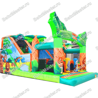 Коммерческий надувной батут "Мир сафари"