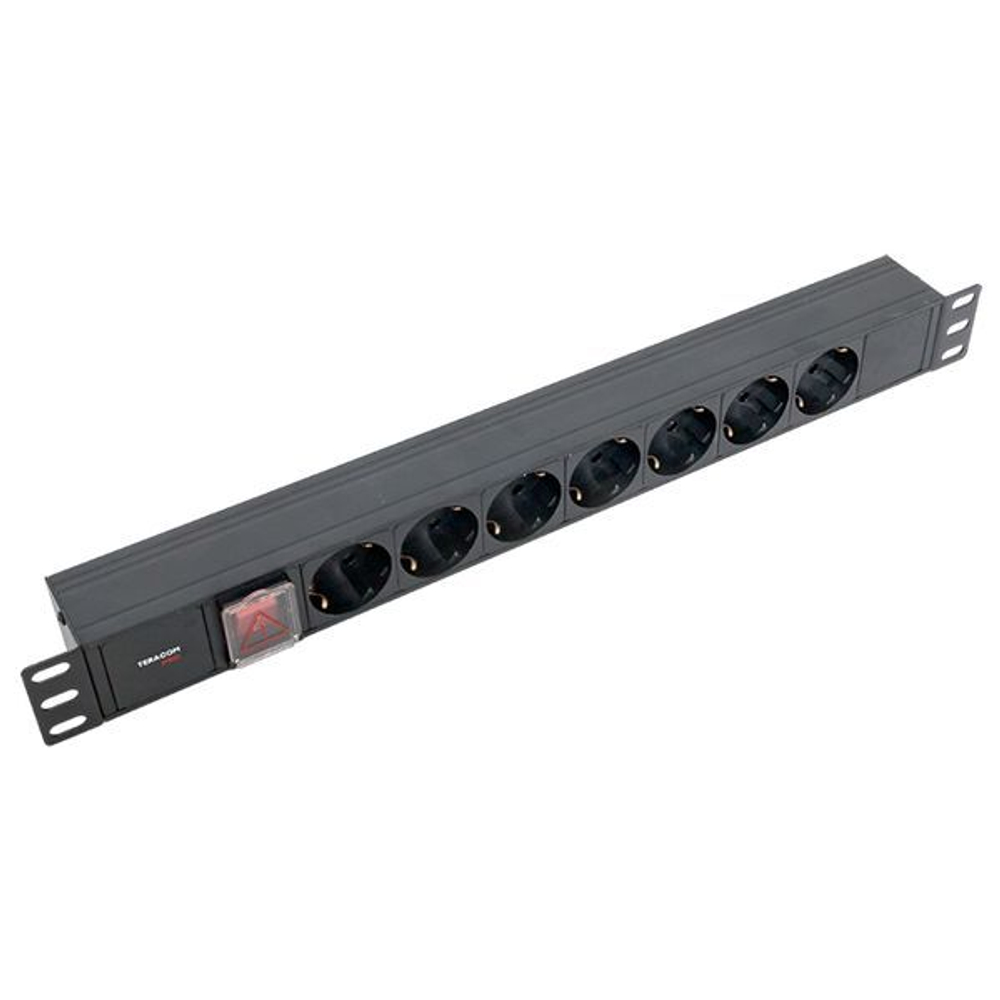 Блок розеток 19", 7 розеток EKF TRP-HPD-LS-10A-7SH-C14