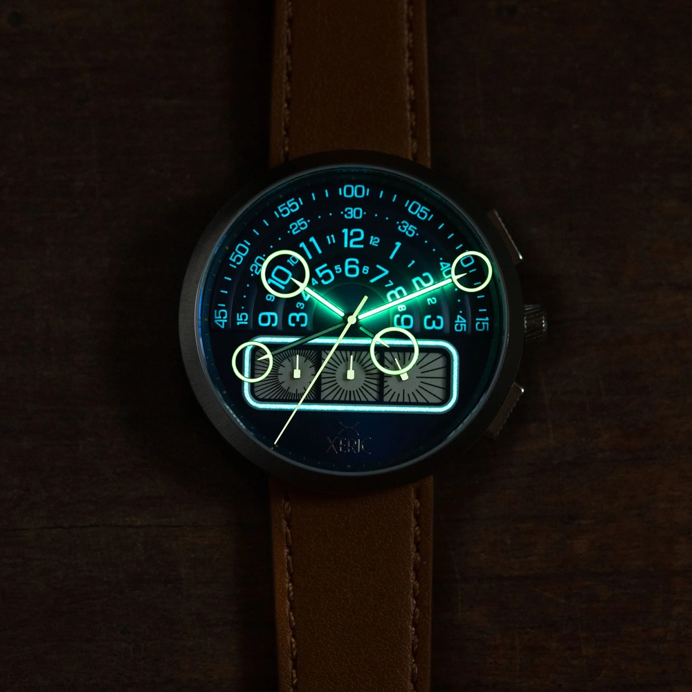 Halograph II Chrono Blue Tan