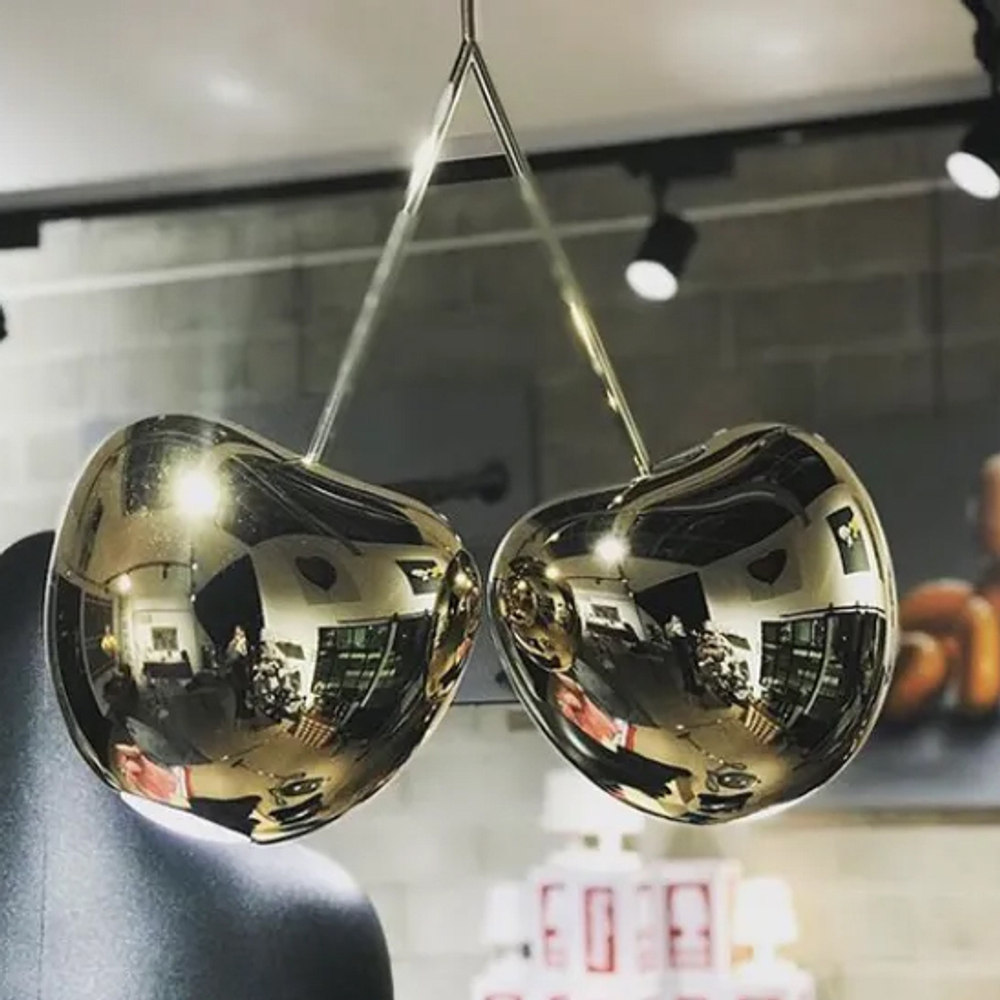 Pendant design lamp  Сherry by Qeeboo (Gold)