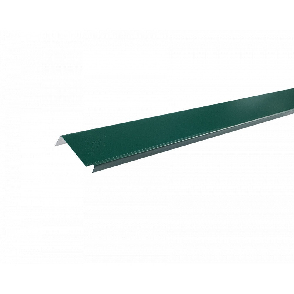 Планка примыкания Технониколь Shinglas RAL 6005 зеленая 20х45х15х10 мм
