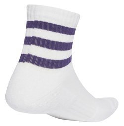 Теннисные носки Skarpety Adidas 3-Stripes Cushioned Sportswear Low-Cut 3P - white/powder plum