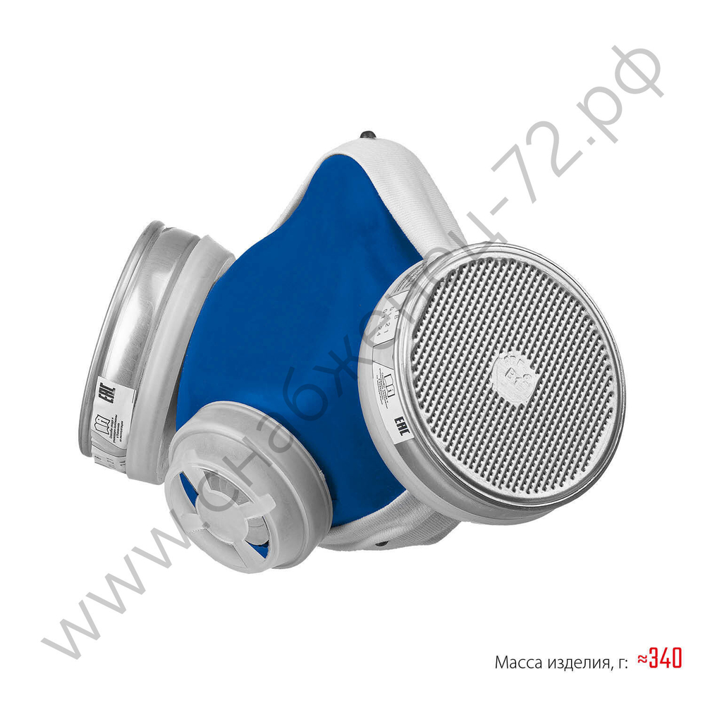 ЗУБР РПГ-67 В1 с фильтрами В1, респиратор противогазовый (11145)