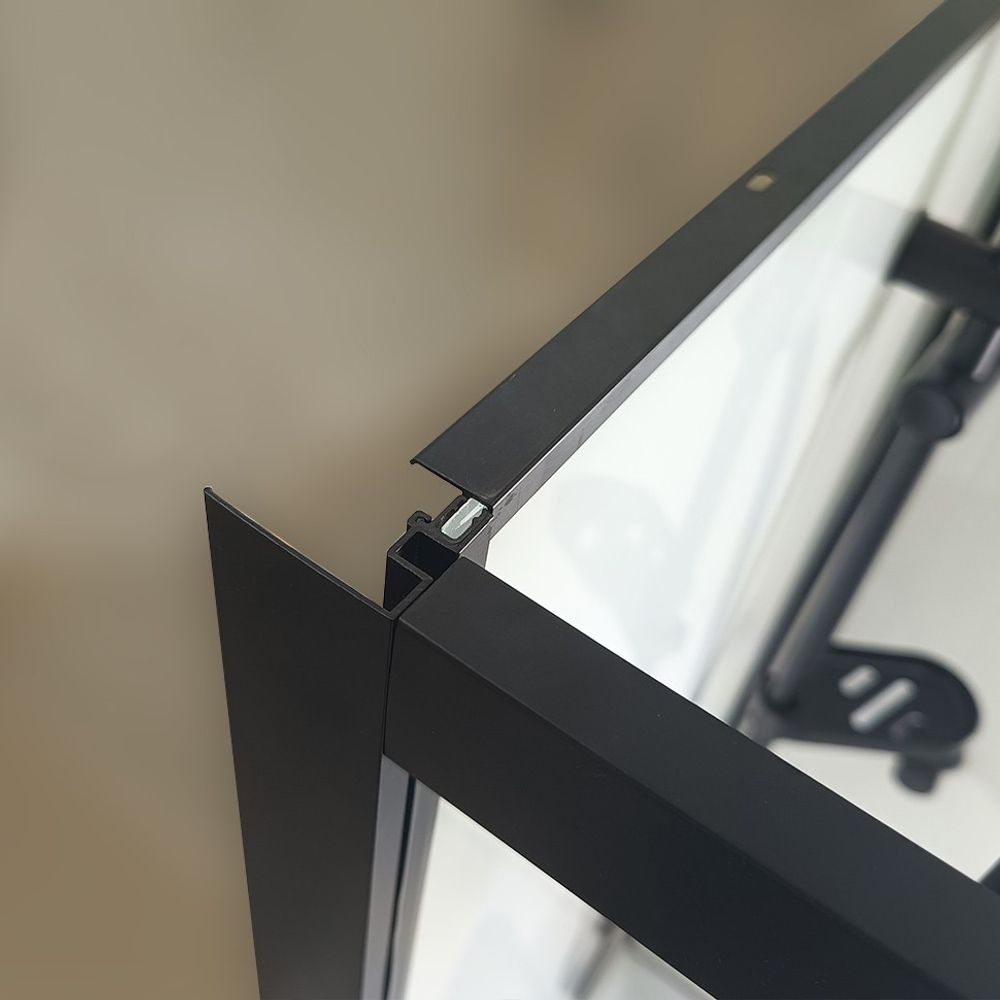 Душевая Кабина Прайм-Блэк 90*90 А без крыши