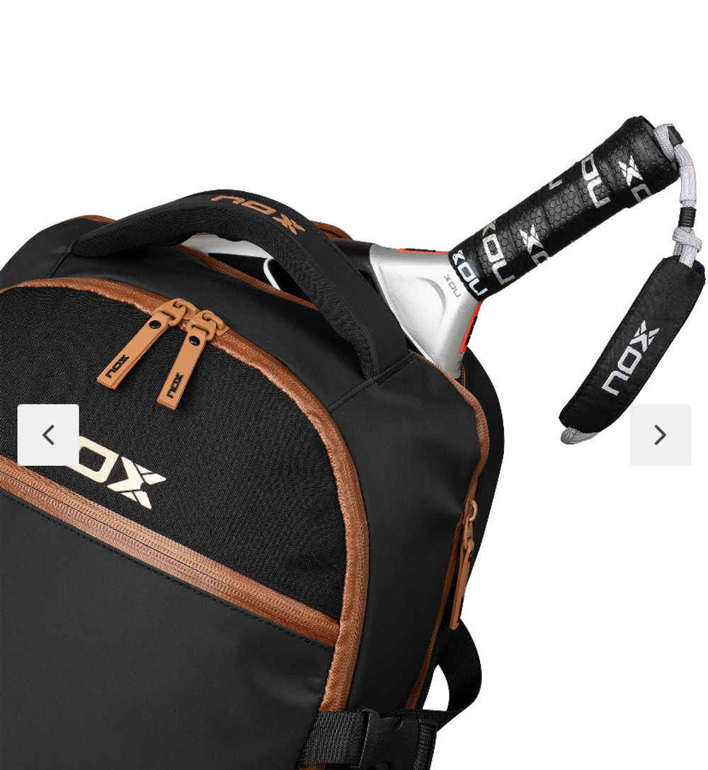 NOX MOCHILA OPEN SERIES BLACK/BROWN