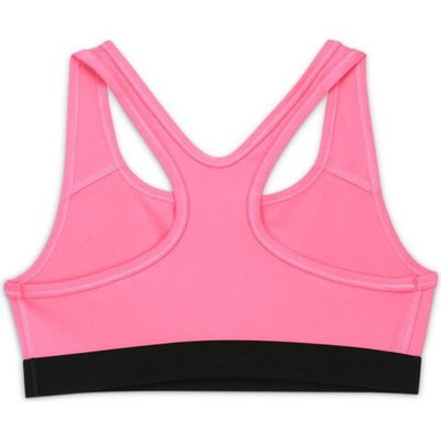 Топ для девочки теннисный Nike Swoosh Bra G - sunset pulse/white
