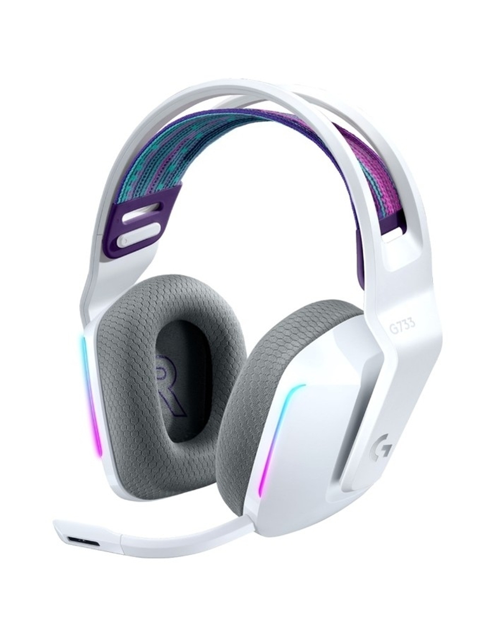 Гарнитура Гарнитура игровая беспроводная Logitech G733 Lightspeed RGB White (981-000883)