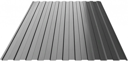 Профнастил С8 0,40мм 1200мм RAL7024  Мокрый асфальт (пог.м)