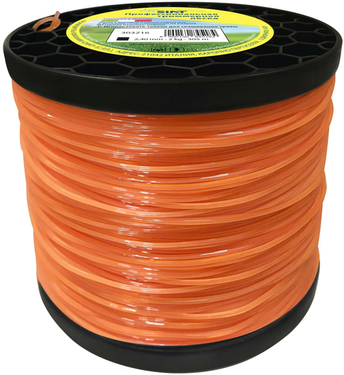 Леска в бобине SIAT ПРОФЕССИОНАЛ квадрат,2.4мм,305м (303216)