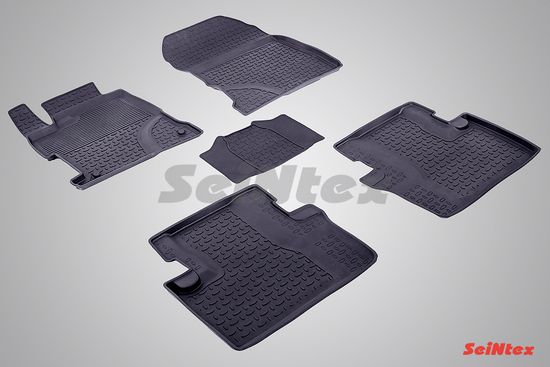 Резиновые коврики в салон Honda Civic IX седан (2011-2016) "Высокий борт"