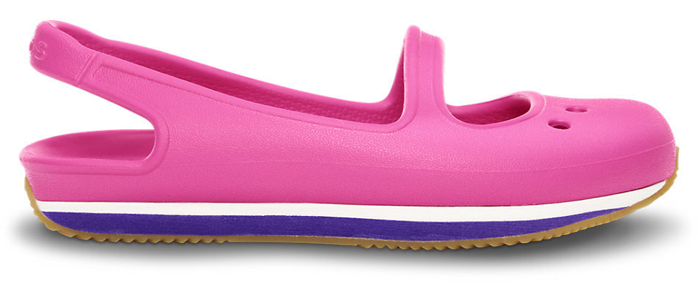 Балетки Girls Crocs Retro Mary Jane Children's Fuchsia / Ultraviolet