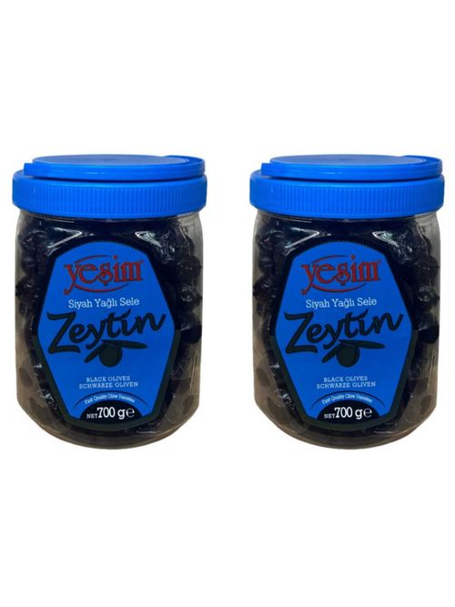 Маслины Yesim Yagli Sele M/S вяленые с косточкой 700 г 2 шт