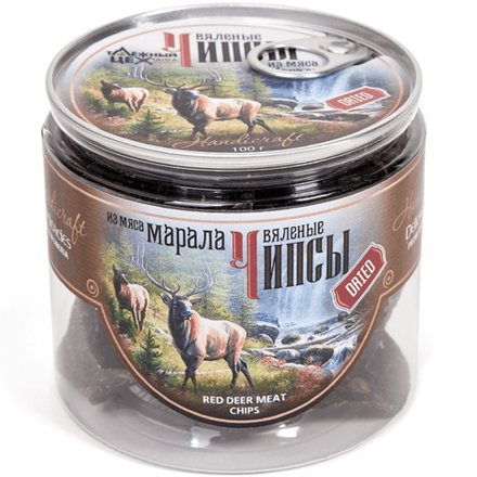 Чипсы из мяса марала вяленые 100гр