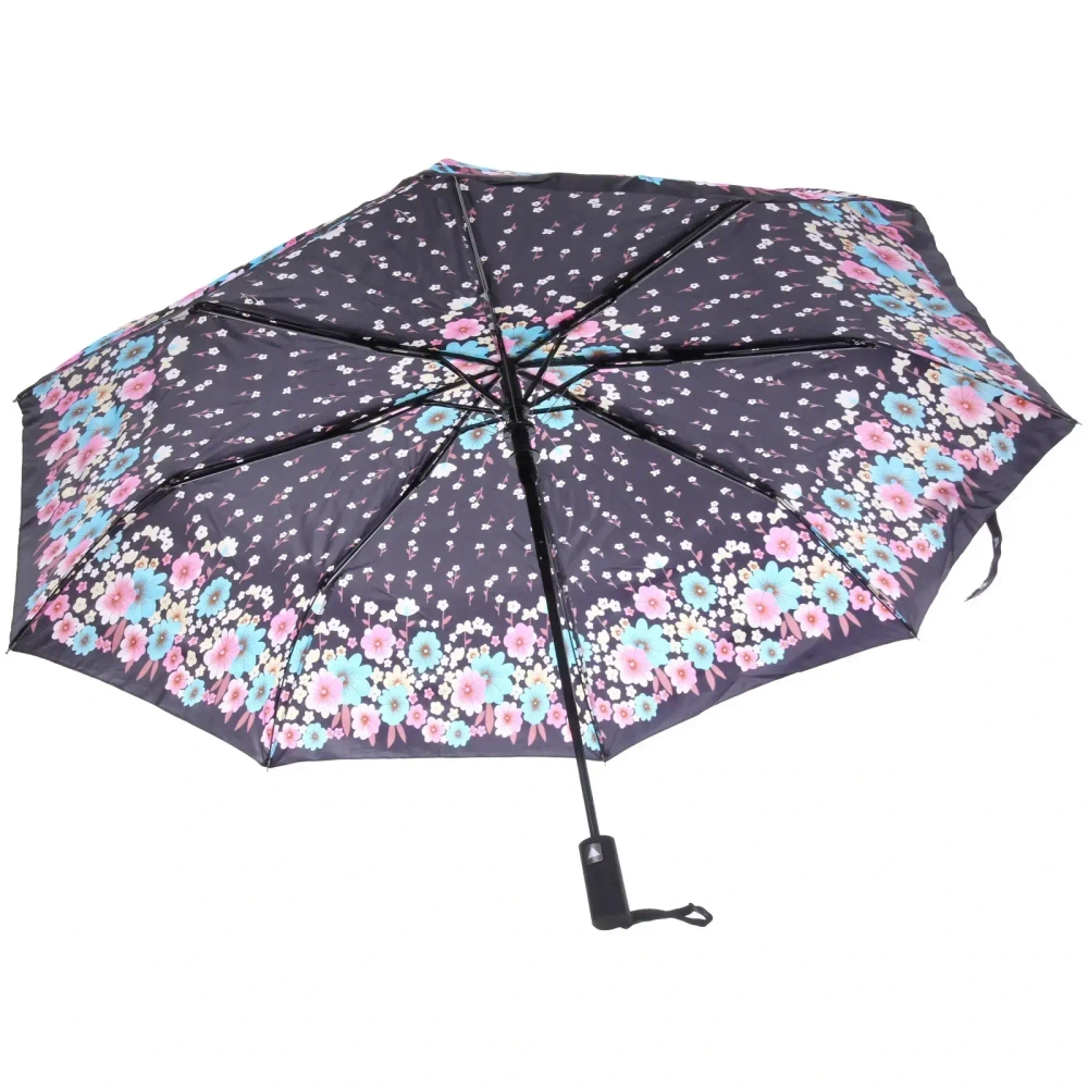 Зонт женский полуавтомат «Эфес», микс 6 цветов, 8 спиц, d-100см, длина в слож. виде 30см