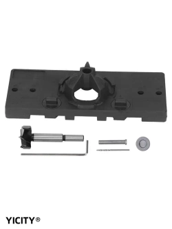 YICITY шаблон для петель мебельных 35mm/Набор из 9 предметов/Кондуктор для установки петель