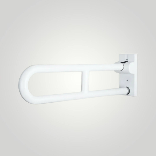 Поручень откидной 600 мм алюминий NOFER 15051.60.NBA белый