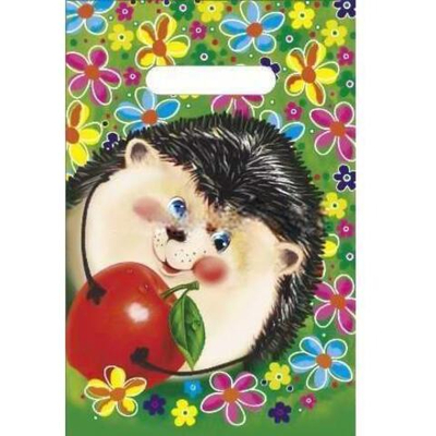 Пакет с прорубной ручкой ПВД 20х30 (30 мкм) "Ёжик" (100/2000 шт.) Интерпак