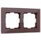 Рамка на 2 поста Werkel Favorit мокко W0021118 4690389159718