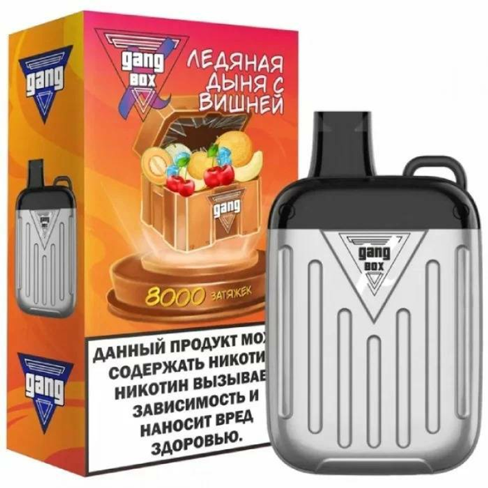 Gang X Box Ледяная дыня с вишней 8000 затяжек 20мг (2%)