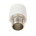 Муфта PP-R комбинированная белая Дн 110х4" НР под ключ VALFEX 10135110