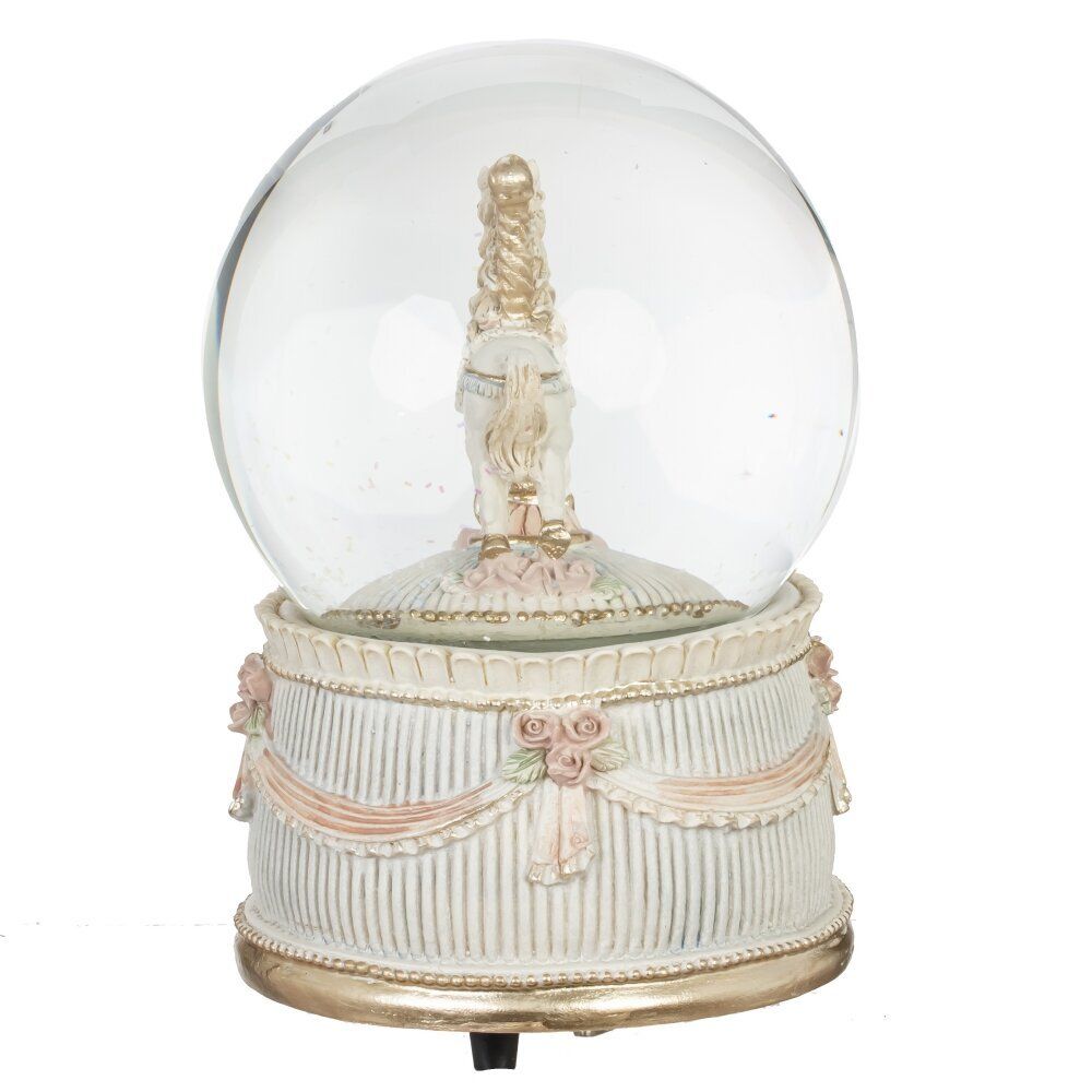 GAEM Фигурка декоративная в стекл шаре "Лошадка" (ключ, муз, движ), D 10 см, L9,5 W9,5 H14 см