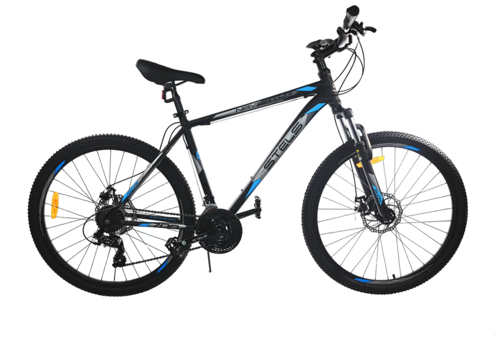 Велосипед 27.5" Stels Navigator-700 MD (2023) р.17.5" Черно-матовый
