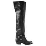 GUCCI Over the knee Boots 4.5cm Women"s Black