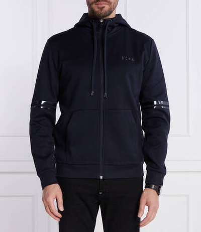 Худи Saggy Mirror BOSS GREEN - темно-синий(50510681)