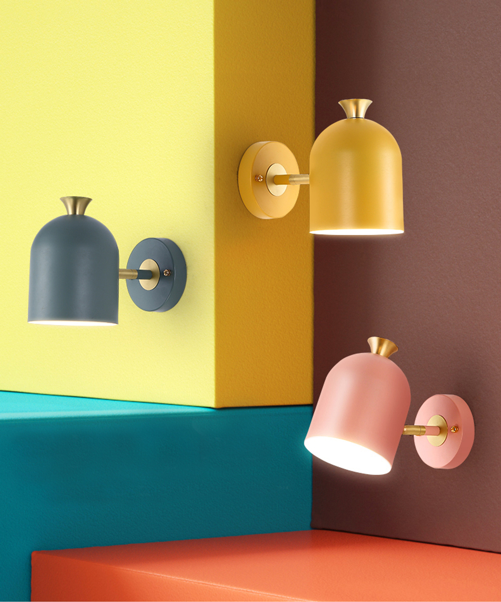 Настенный дизайнерский светильник Hood by Light Room (розовый)