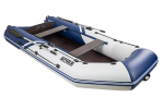 Броня-320 СК слань+киль белый-синий (Лодка ПВХ под мотор с усилением)