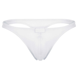 Мужские трусы тонги белые Clever Moda DESIRABLE THONG 183001