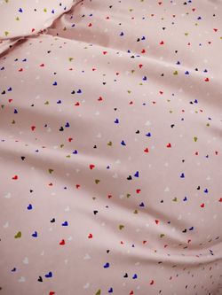 Постельное белье перкаль Сказка "Сердечки" 2-спальное Наволочка 50х70 см 2 шт Простынь 240x215 см Пододеяльник 175x215 см