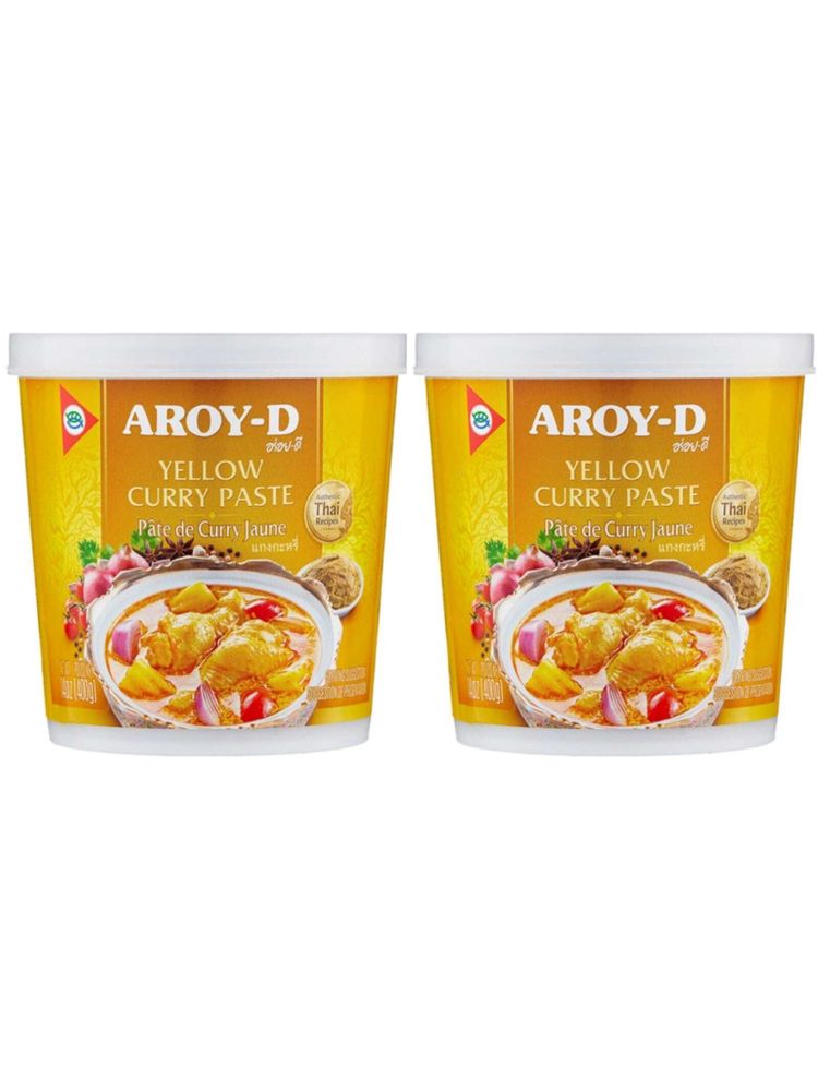 Aroy-D Паста Карри желтая, 400 г, 2 шт