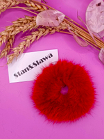 Норковая резинка для волос.